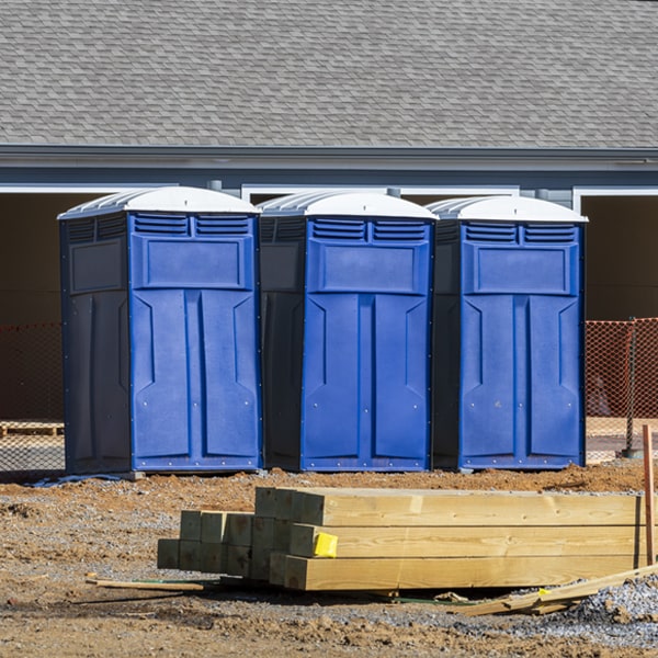 how can i report damages or issues with the portable restrooms during my rental period in West York Illinois